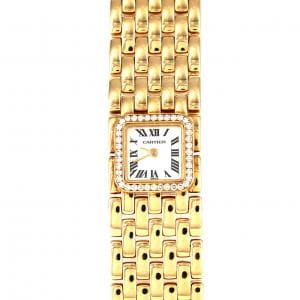【ノーメンテナンス還元価格】カルティエ ミニパンテールリュバン YG/D WG3001T7 YG クォーツ