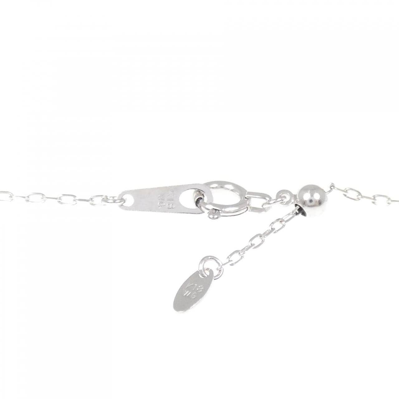 K18WG ダイヤモンド ネックレス 0.20CT