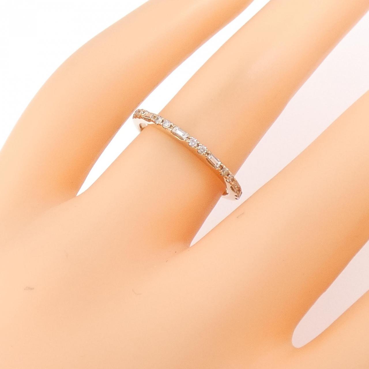K18PG ダイヤモンド リング 0.17CT