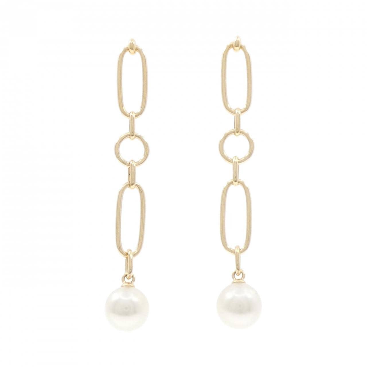 MIKIMOTO M-Code Earrings 6.8mm