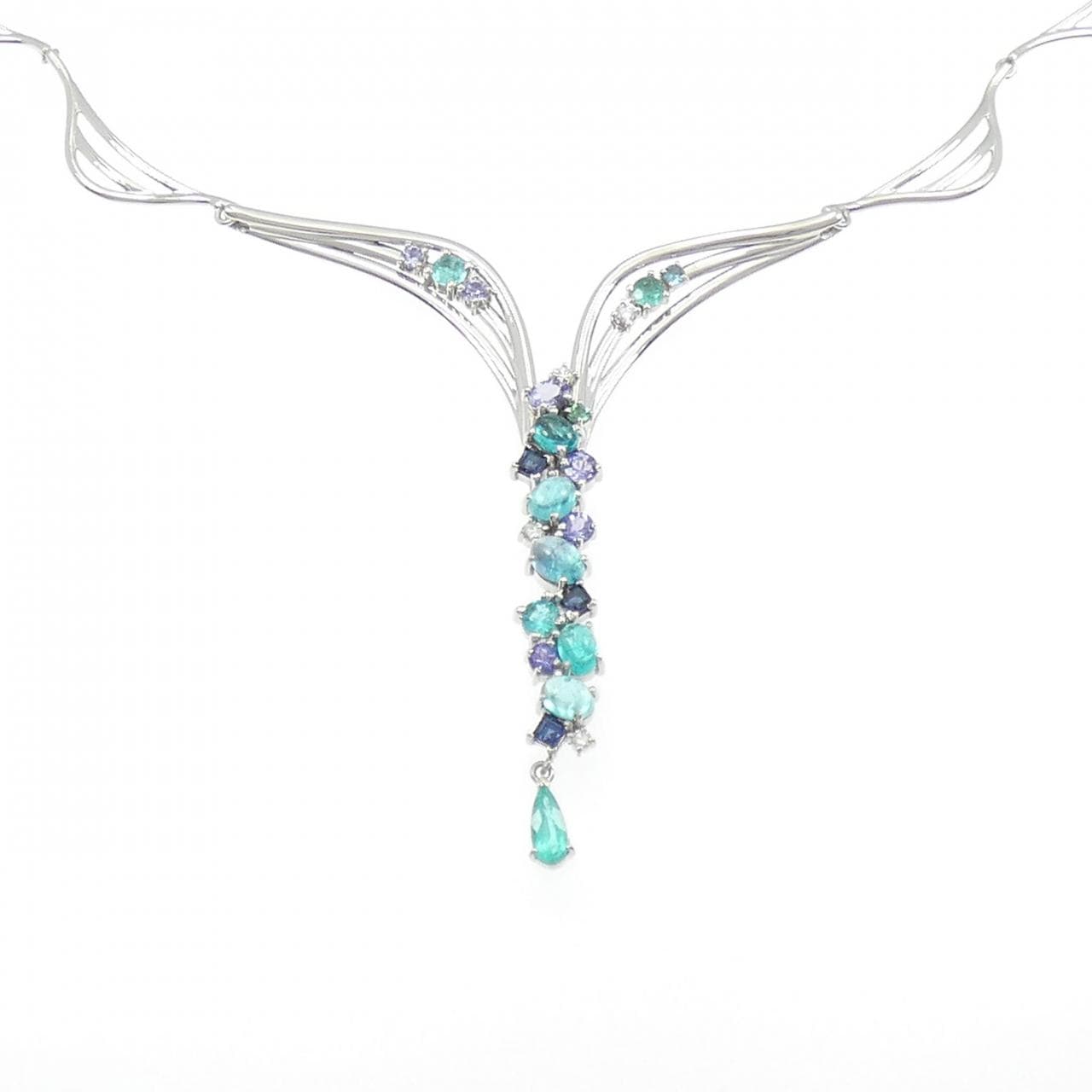 水野薫子 カラーストーン ネックレス