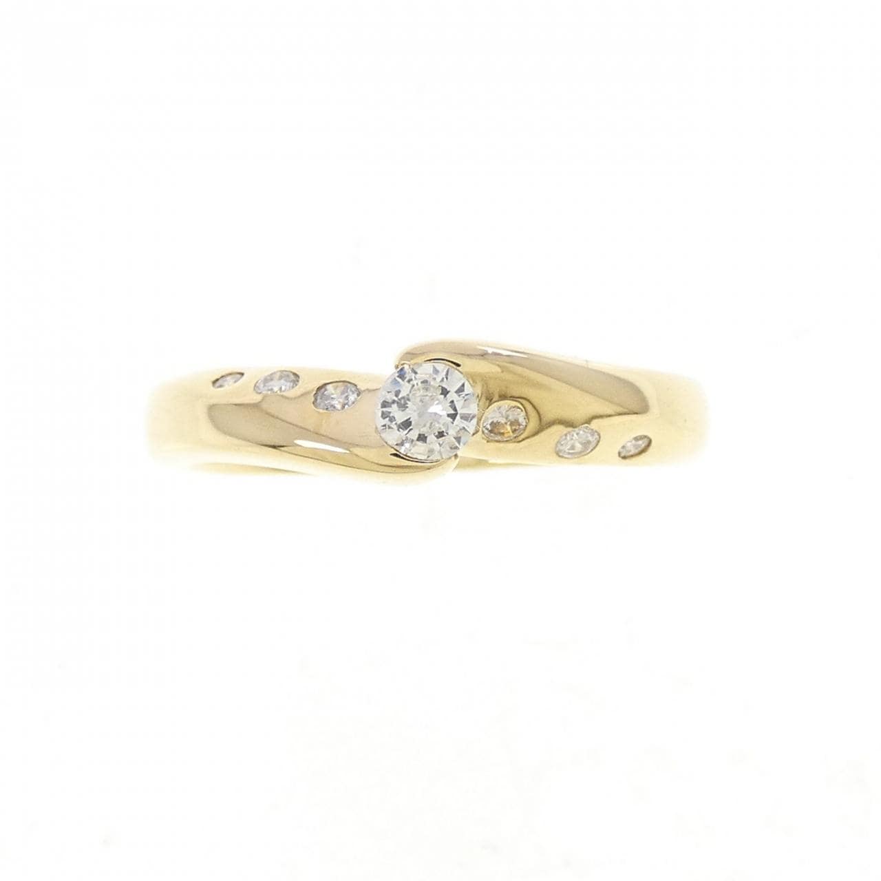 K18YG ダイヤモンド リング 0.21CT