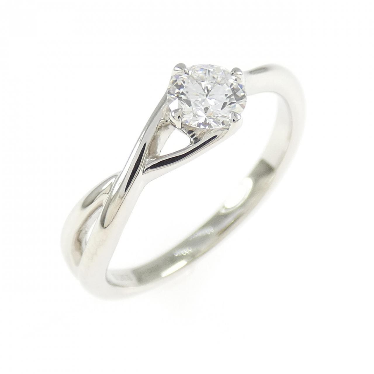 PT900 ダイヤモンド リング 0.303CT D VVS1 3EXT H&C