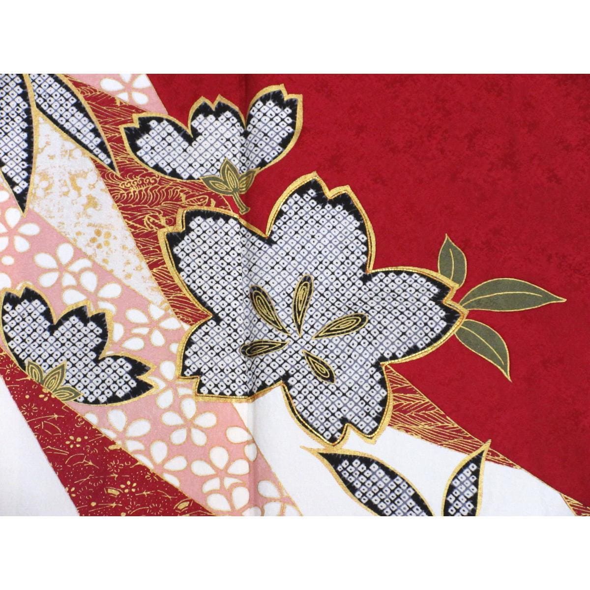 振袖　友禅金彩加工　きもの・長襦袢　２点セット