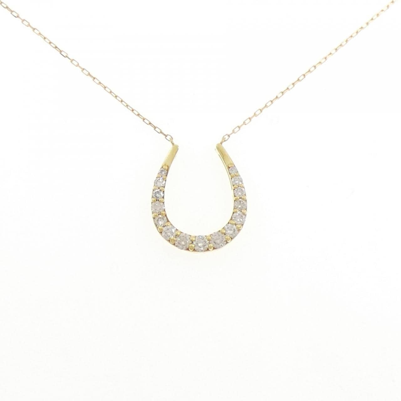 K18YG ダイヤモンド ネックレス 0.52CT