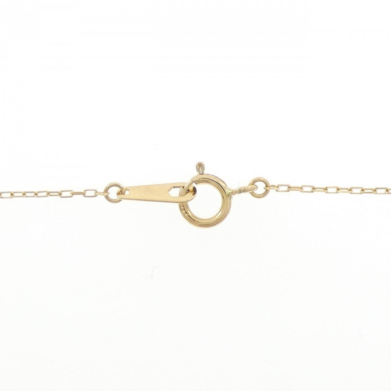 K18YG クロス ダイヤモンド ネックレス 0.10CT