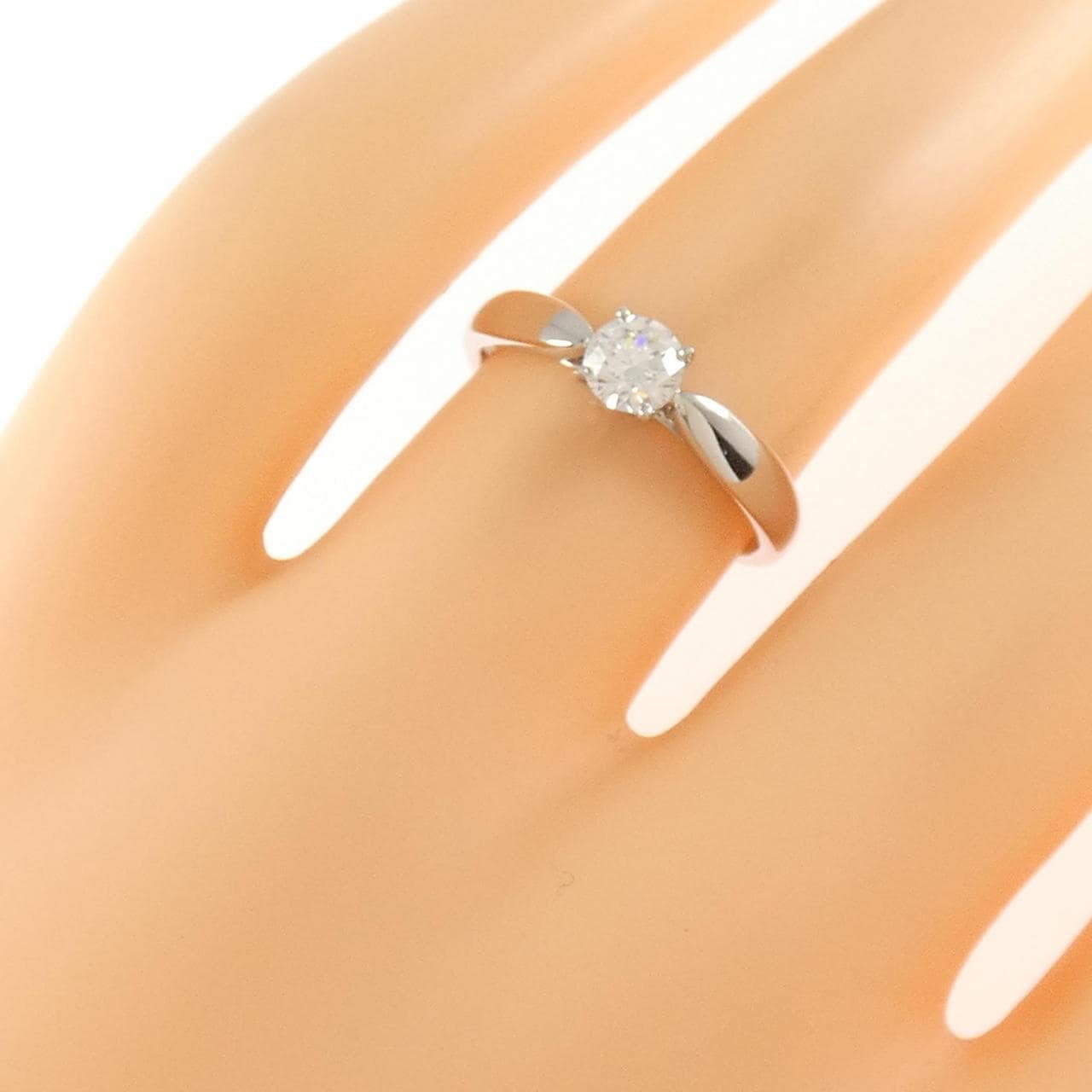 ティファニー ハーモニー リング 0.31CT H VVS2 3EXT
