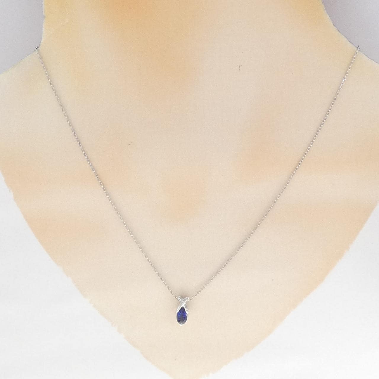 PT900/PM サファイヤ ネックレス 0.58CT