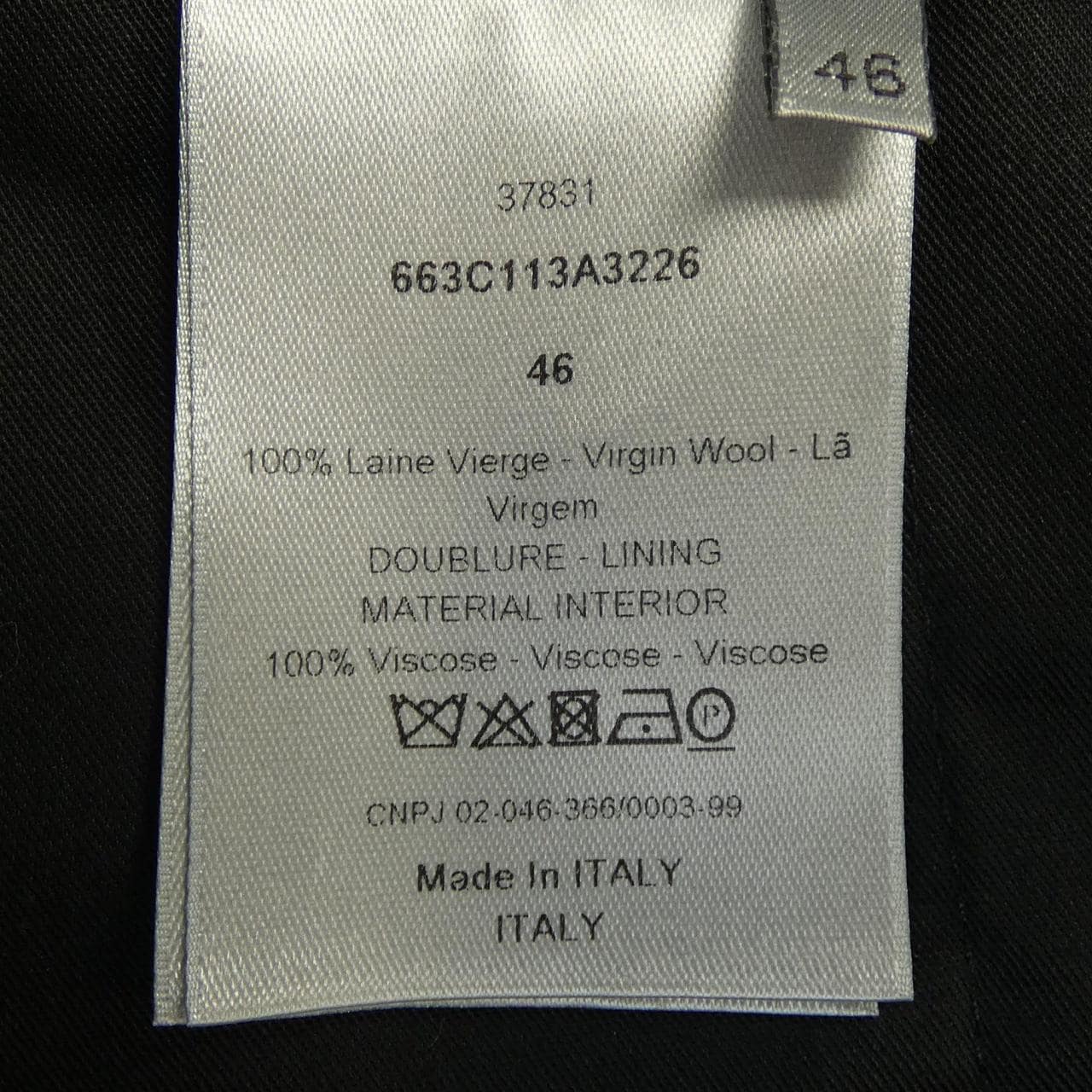 ディオールオム DIOR HOMME 663C113A3226 パンツ