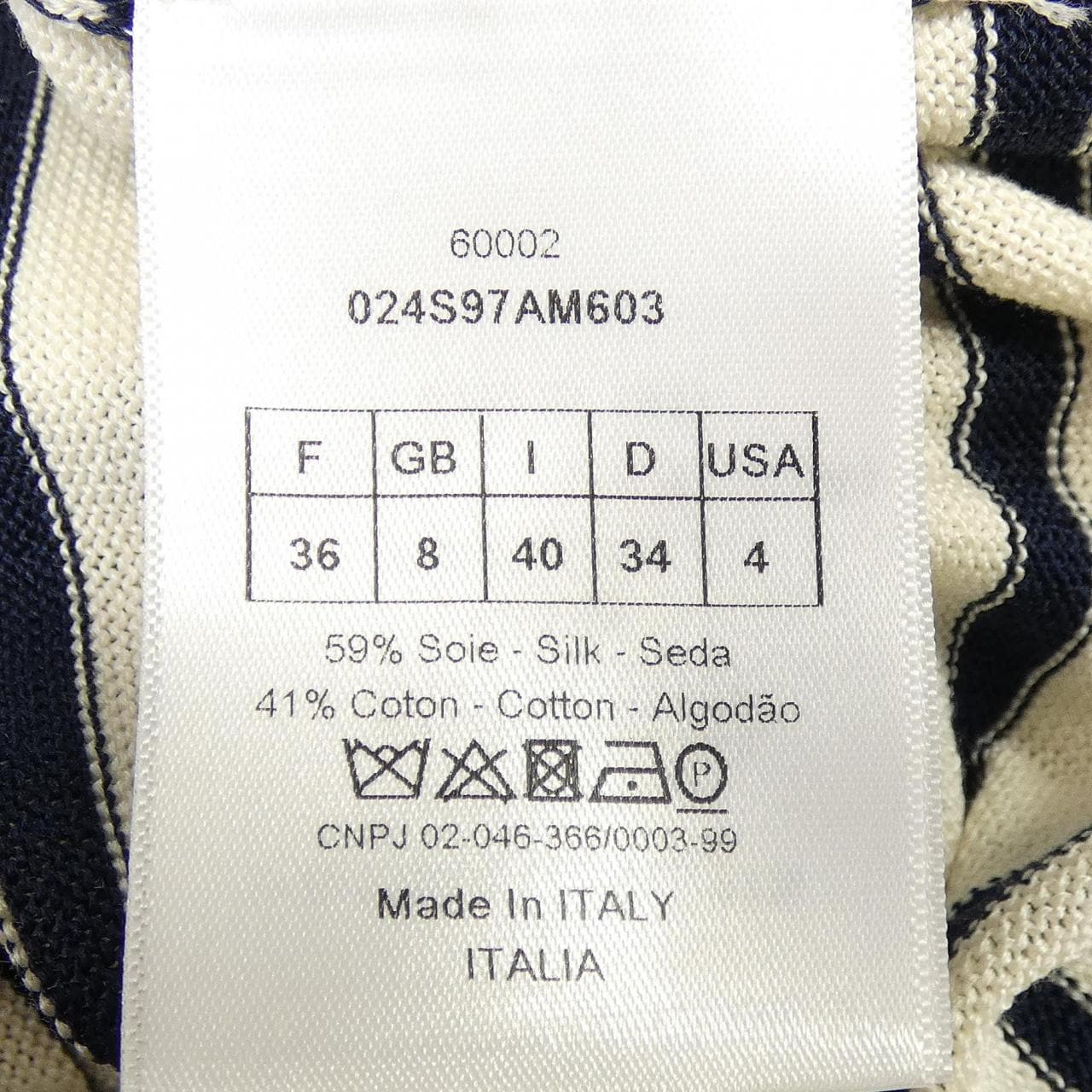 クリスチャンディオール CHRISTIAN DIOR 024S97AM603 ニット