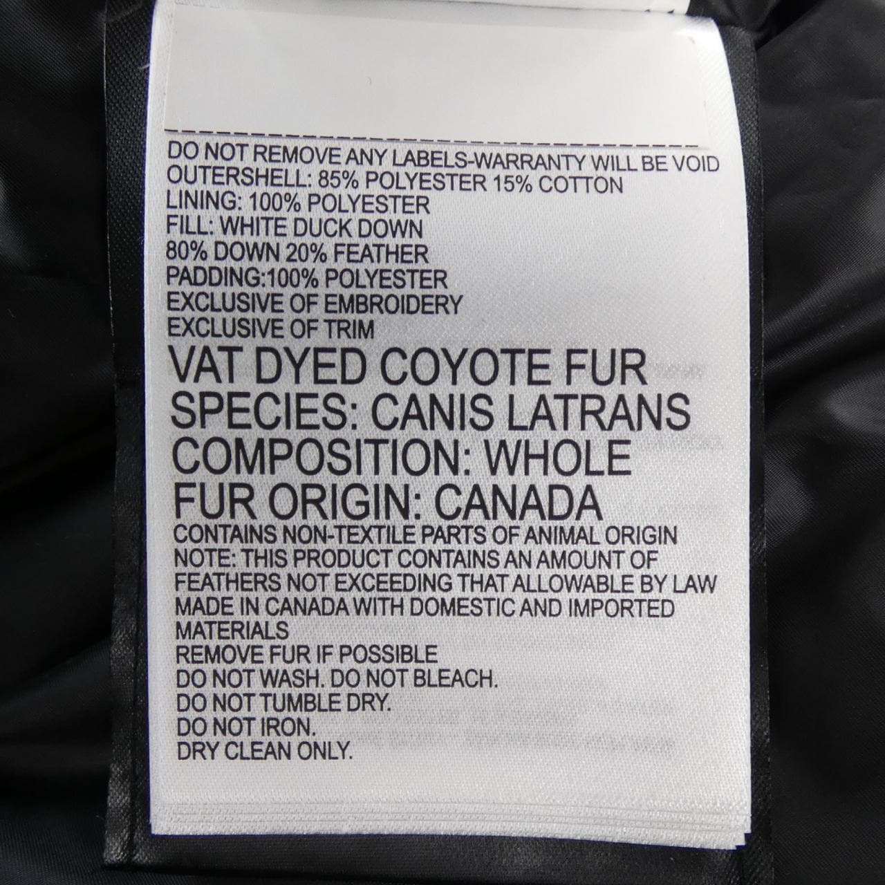 カナダグース CANADA GOOSE BLACK LABEL 3426MB CHATEAU シャトー ダウンコート