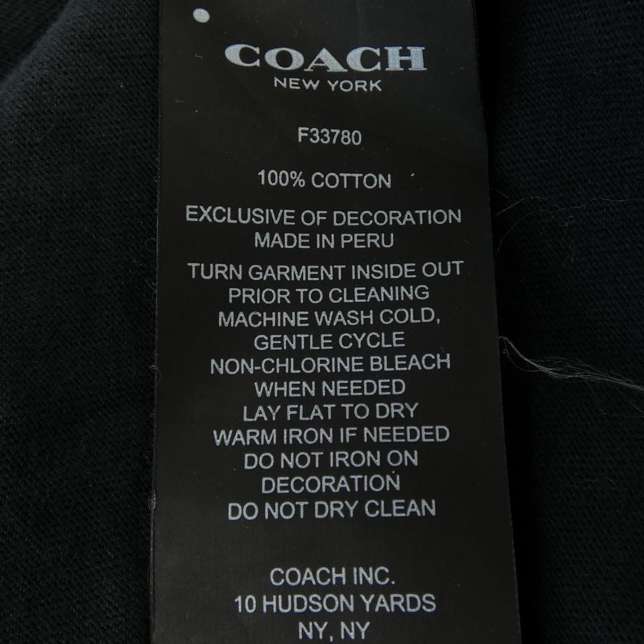 コーチ COACH F33780 Tシャツ