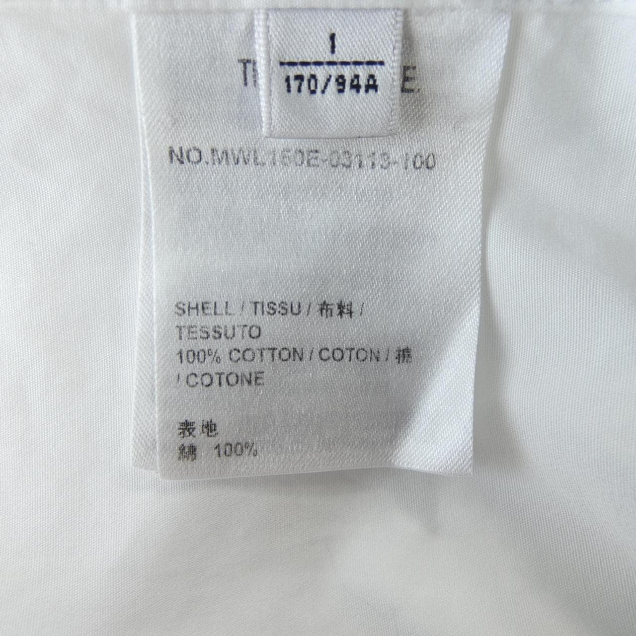 トムブラウン THOM BROWNE MWL150E-03113-100 シャツ