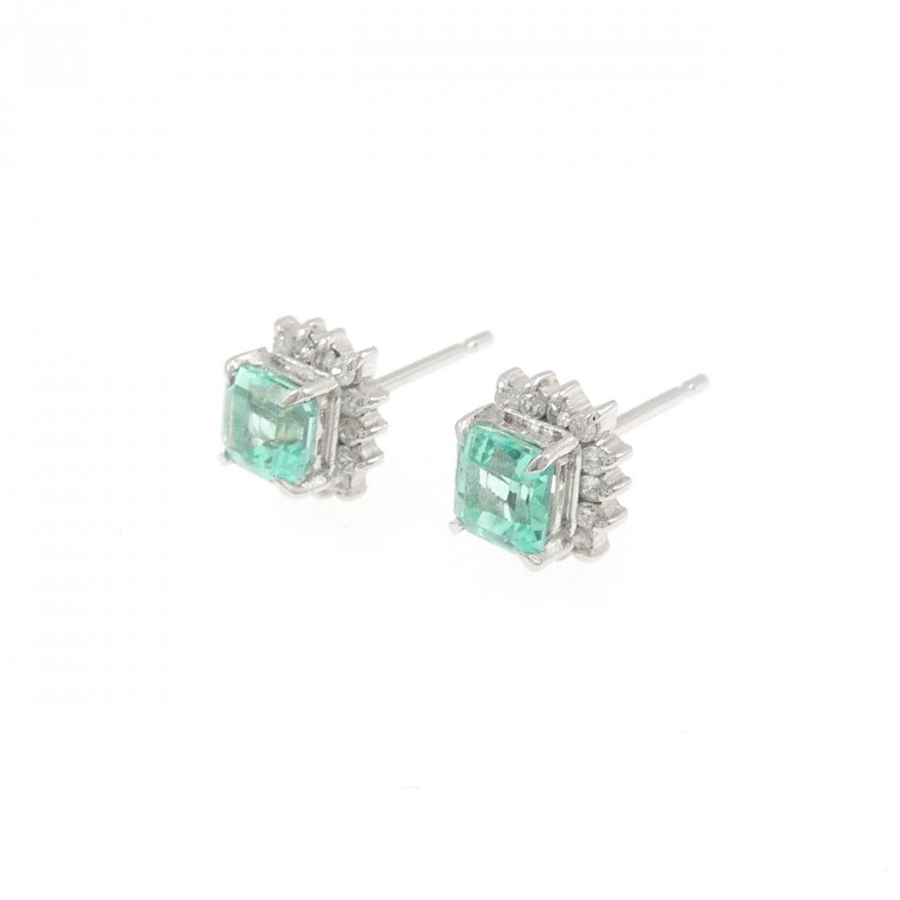 PT/PT900 エメラルド ピアス 0.95CT