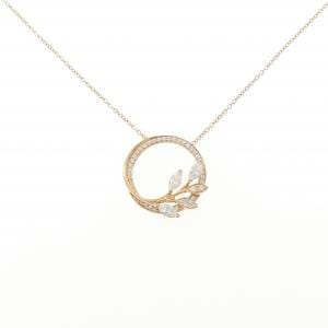 ティファニー ヴァインサークル スモール ネックレス 0.39CT