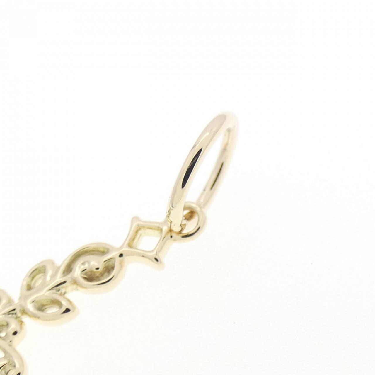 Agete K10YG Cross Pendant