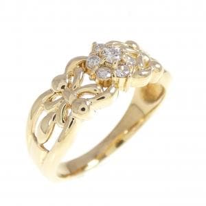 K18YG ダイヤモンド リング 0.15CT