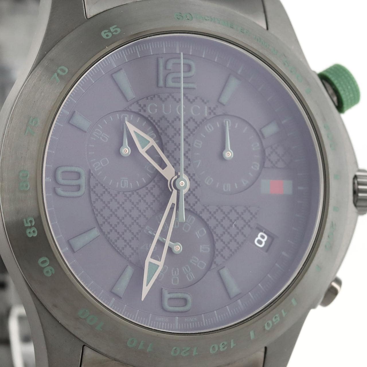 【新品】グッチ Gタイムレスクロノグラフ PVD 126.2/YA126225A SS クォーツ