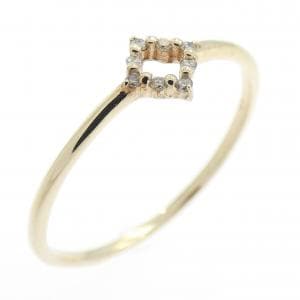 【新品】K10YG ダイヤモンド リング 0.02CT