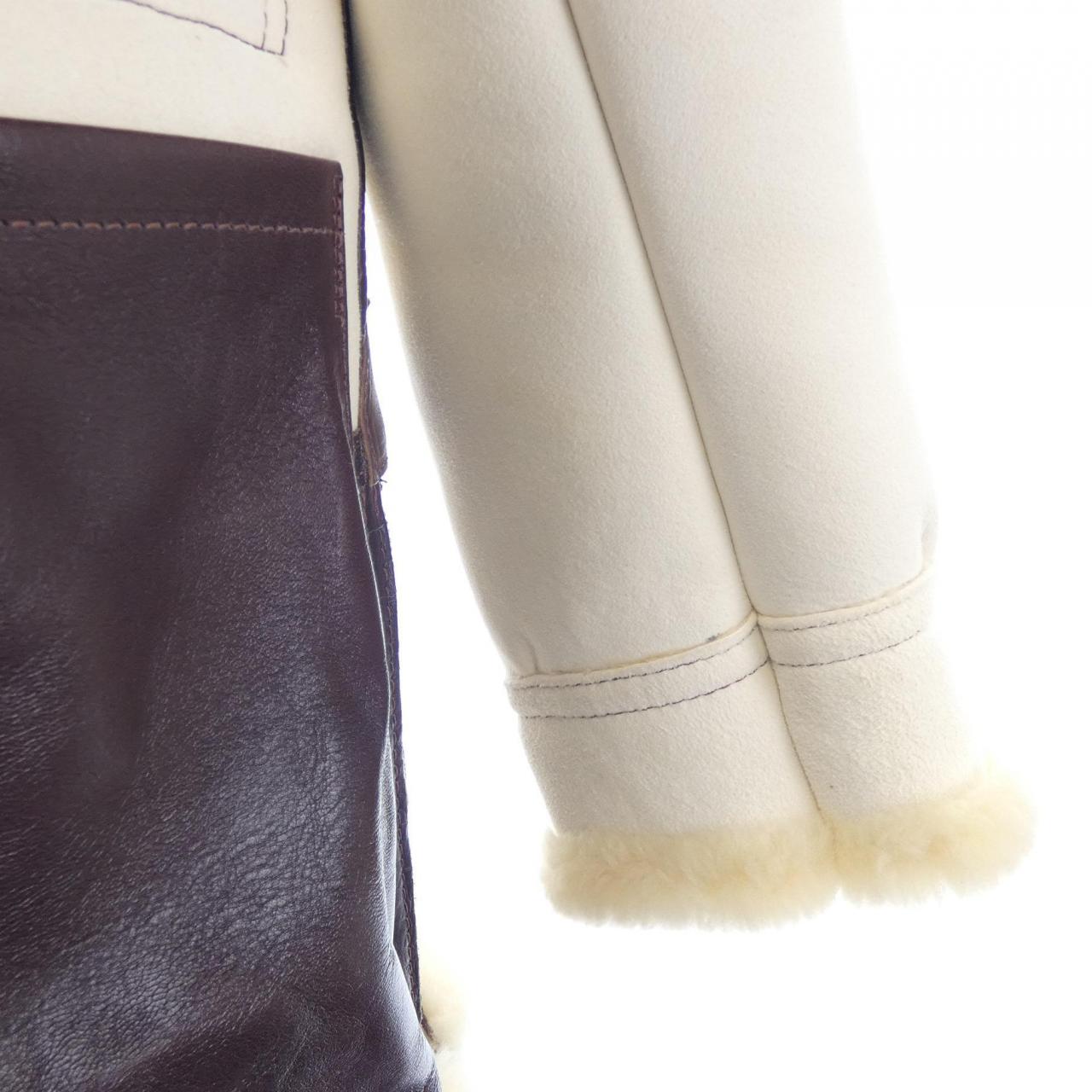 ザフュー THE FEW B-7 AERO LEATER ムートンコート