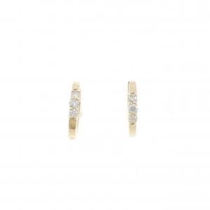 K10YG ダイヤモンド ピアス 0.10CT
