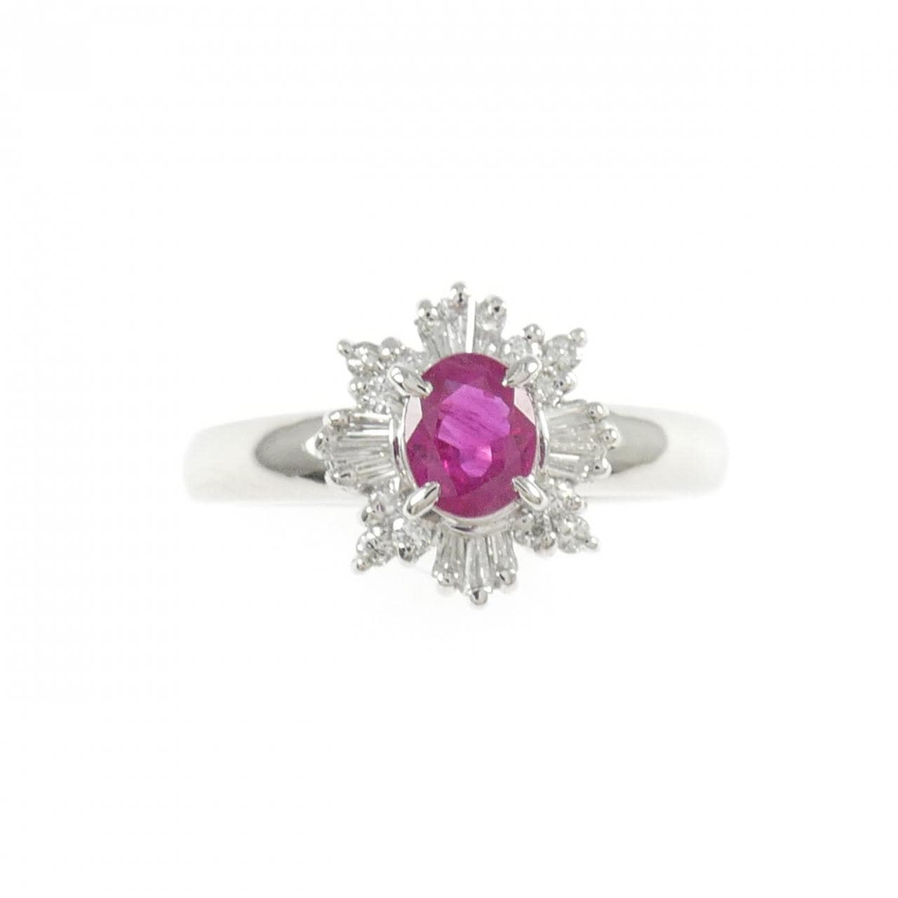 PT900 ルビー リング 0.46CT