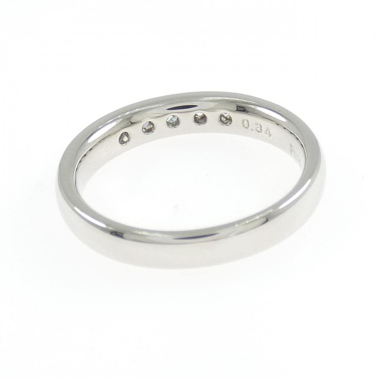 PT900鑽石戒指，0.34克拉