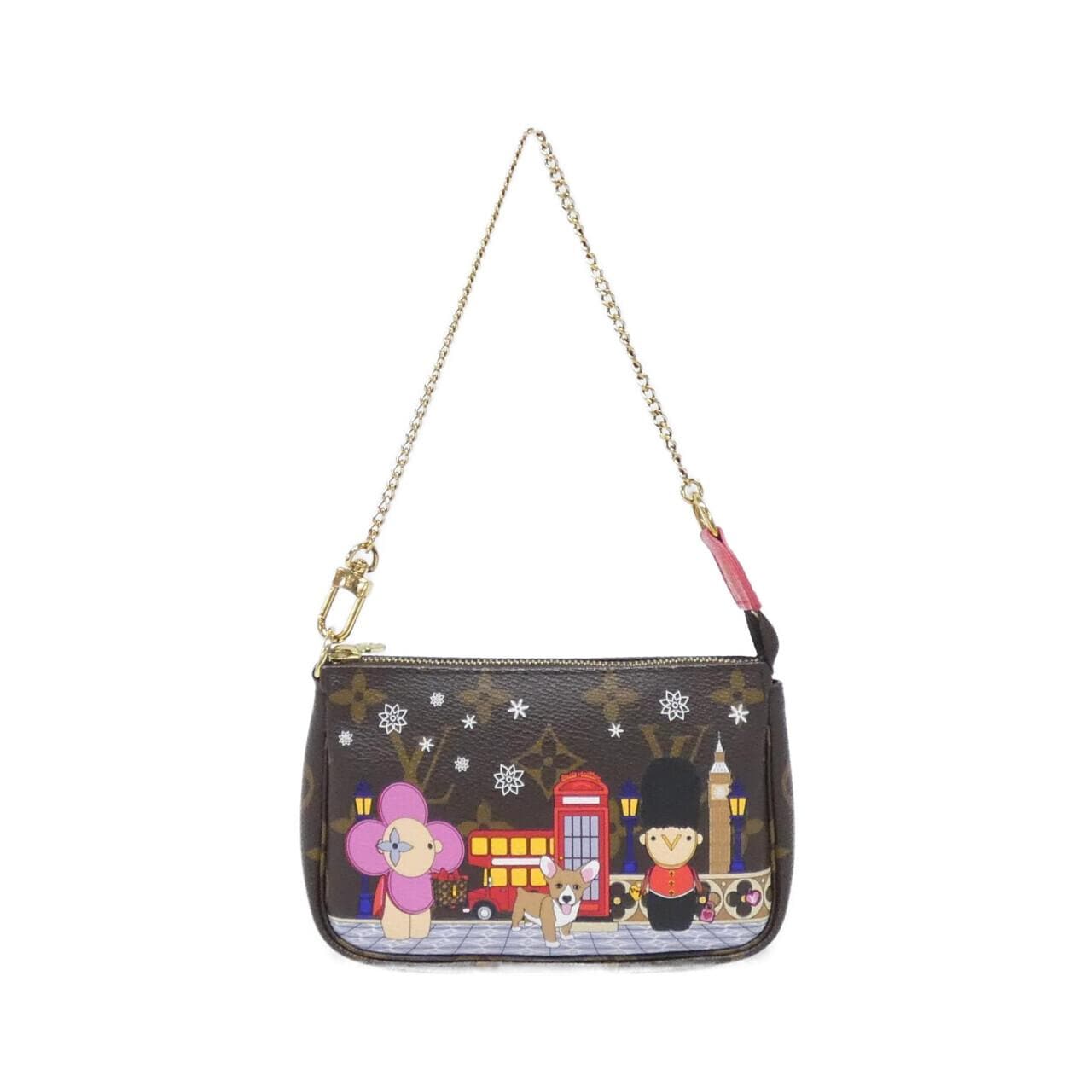 ルイヴィトン モノグラム(ヴィヴィエンヌ ホリデイ) ミニ ポシェット アクセソワール M80863 アクセサリーポーチ