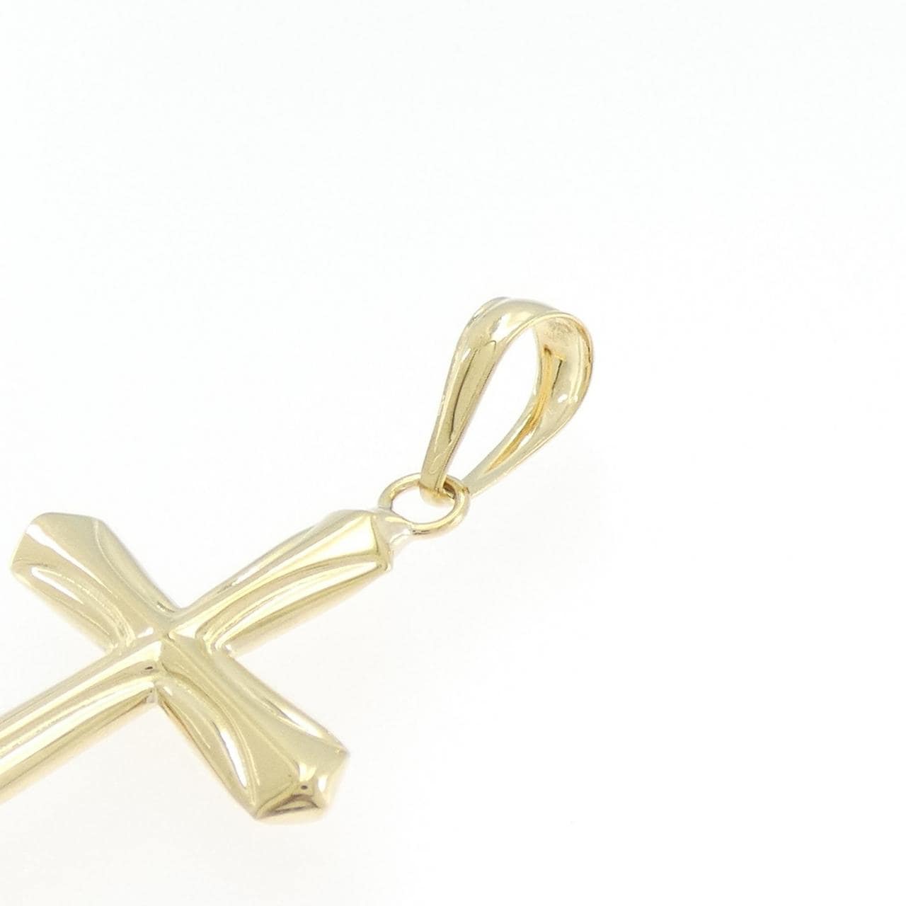 K18YG十字架吊墜