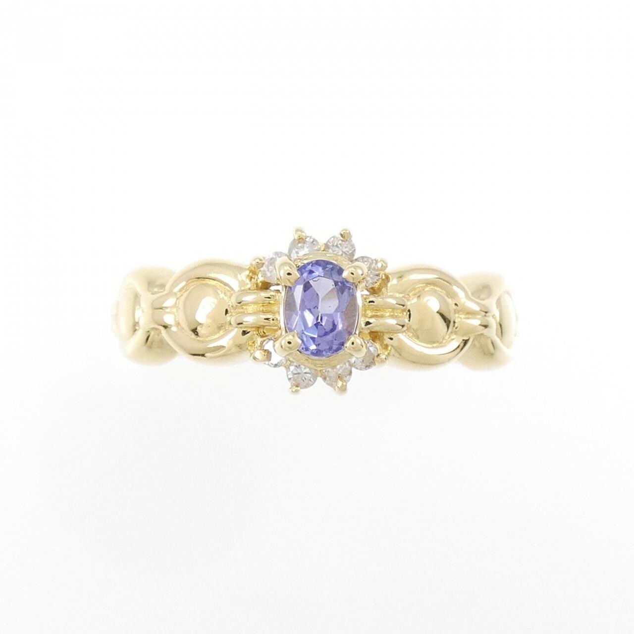 K18YG Tanzanite ring