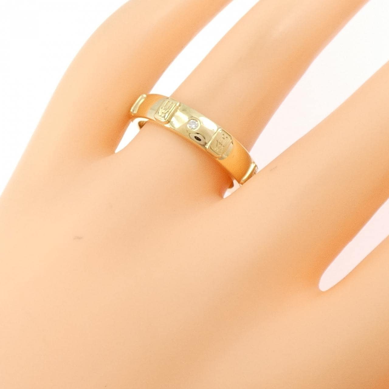 ハリーウィンストン HWロゴ リング