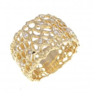 K18YG ダイヤモンド リング 0.20CT