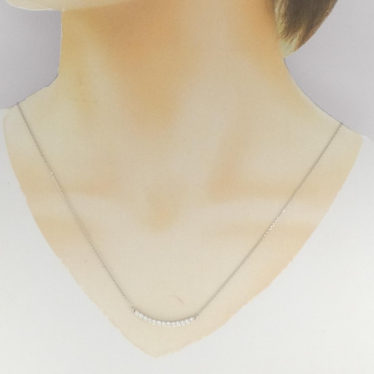 【新品】PT900/PT850 ダイヤモンド ネックレス 0.502CT