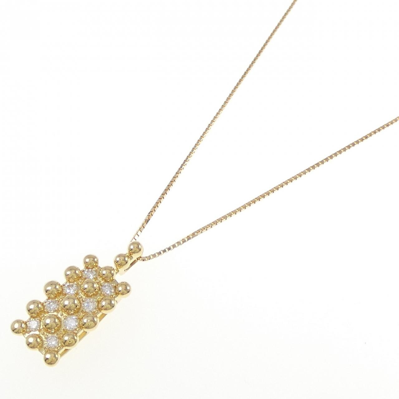 K18YG ダイヤモンド ネックレス 0.23CT