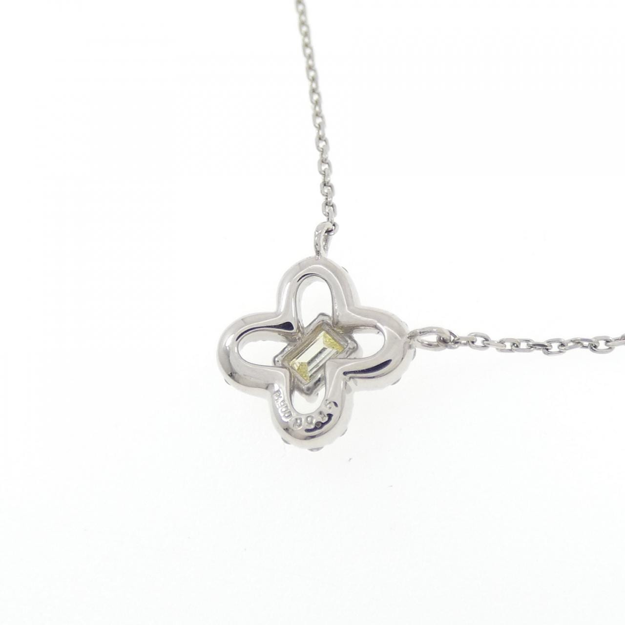 【新品】PT900/PT850 ダイヤモンド ネックレス 0.15CT