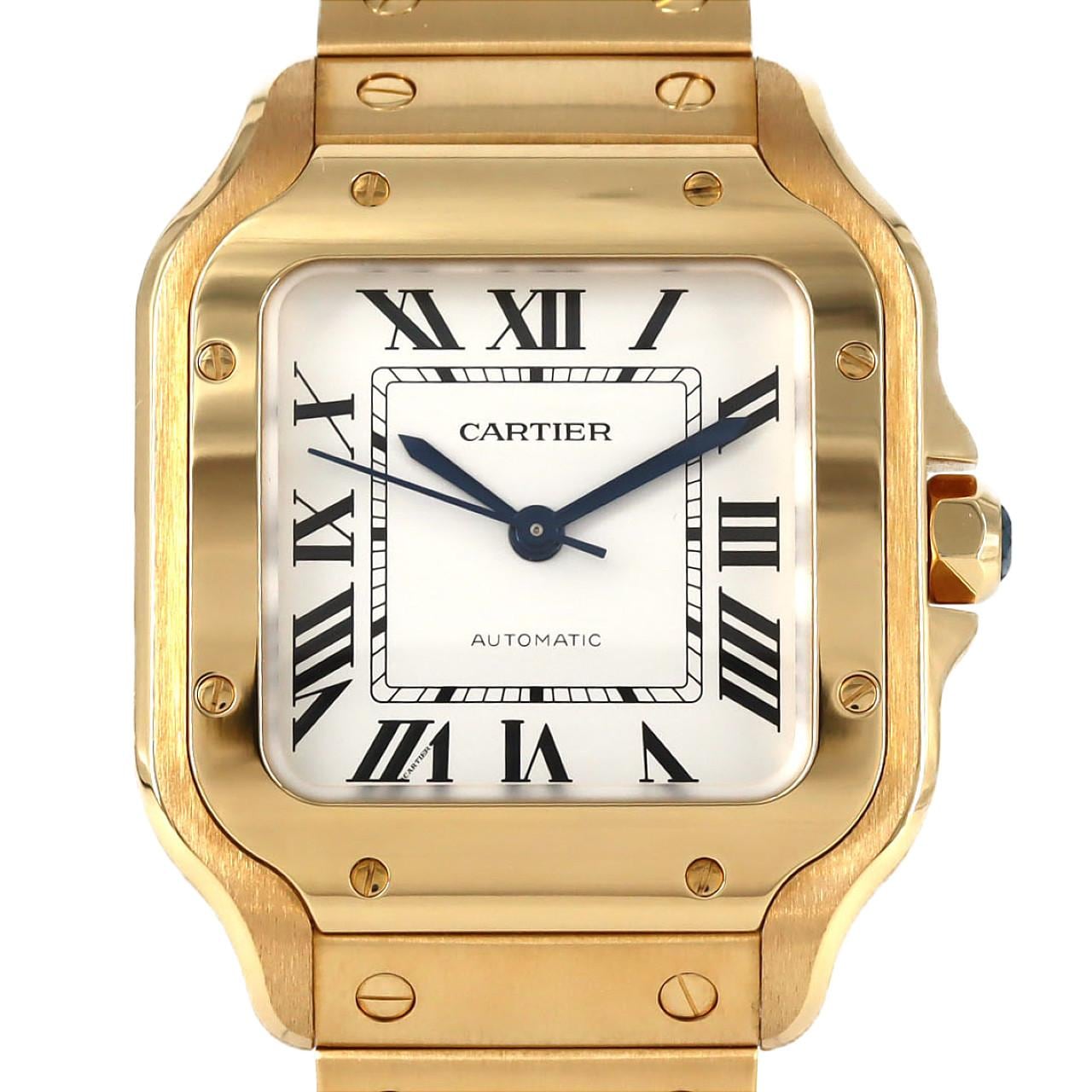 カルティエ サントス ドゥ カルティエMM YG WGSA0030 YG 自動巻