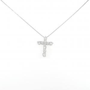 PT900/PT850 クロス ダイヤモンド ネックレス 1.02CT