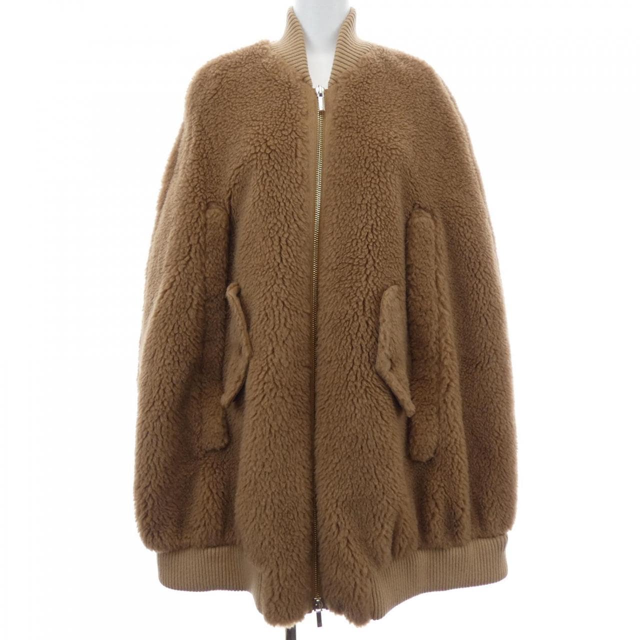 マックスマーラ Max Mara JUGLAS 473605 テディベア ケープ