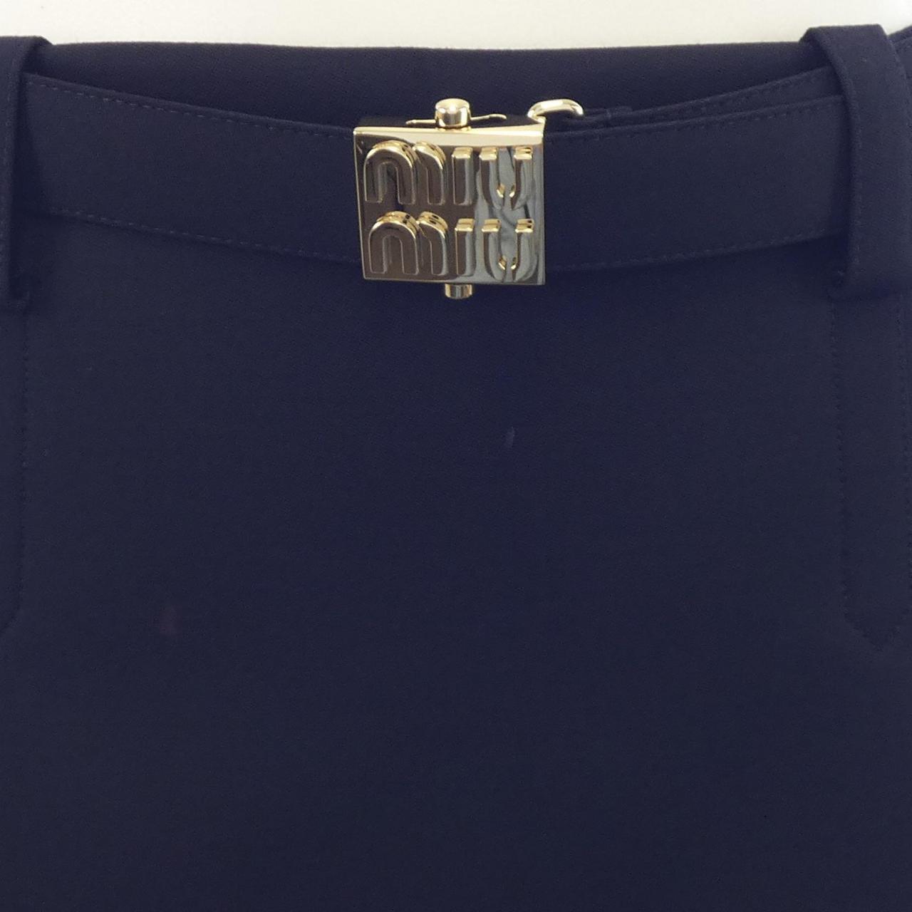 ミュウミュウ MIU MIU MIU MIU ロゴ MG2012 S232 1R1 スカート