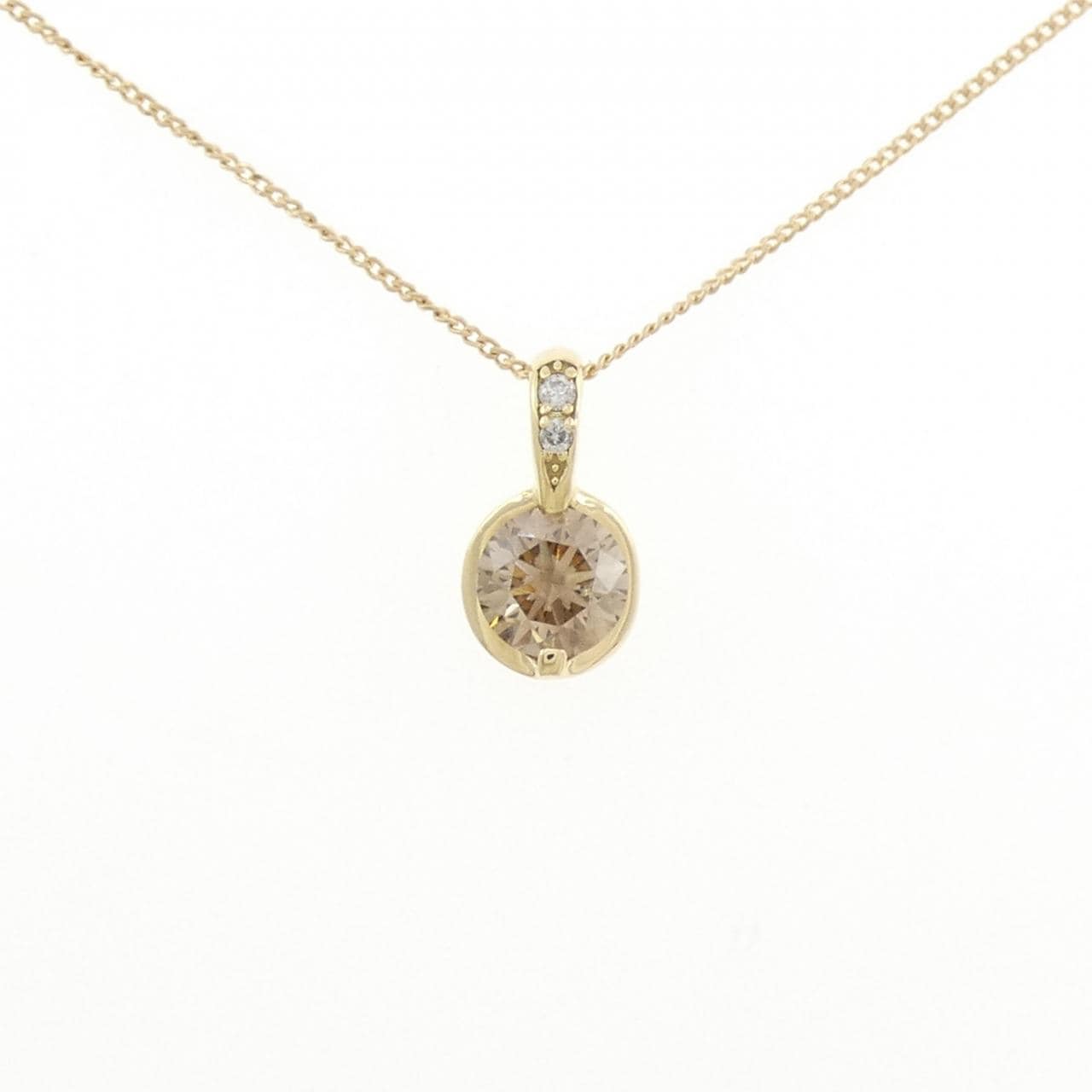 K18YG ダイヤモンド ネックレス 0.60CT
