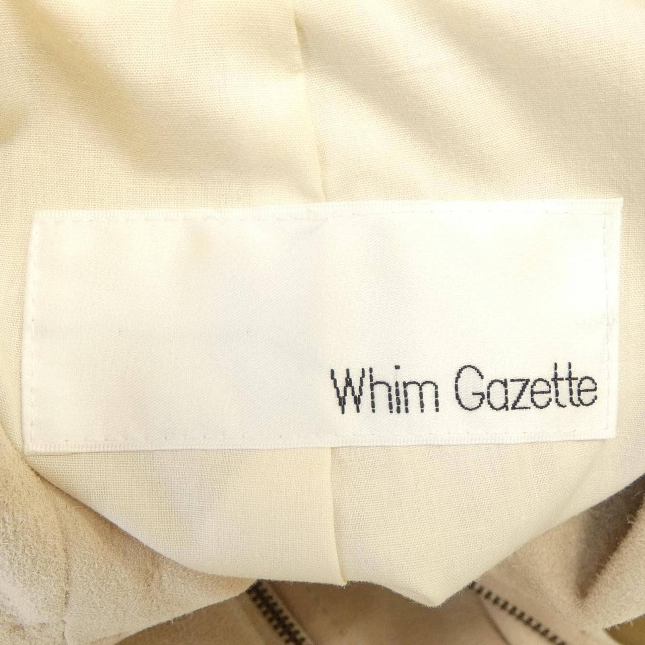 ウィムガゼット WHIM GAZETTE レザーライダースジャケット
