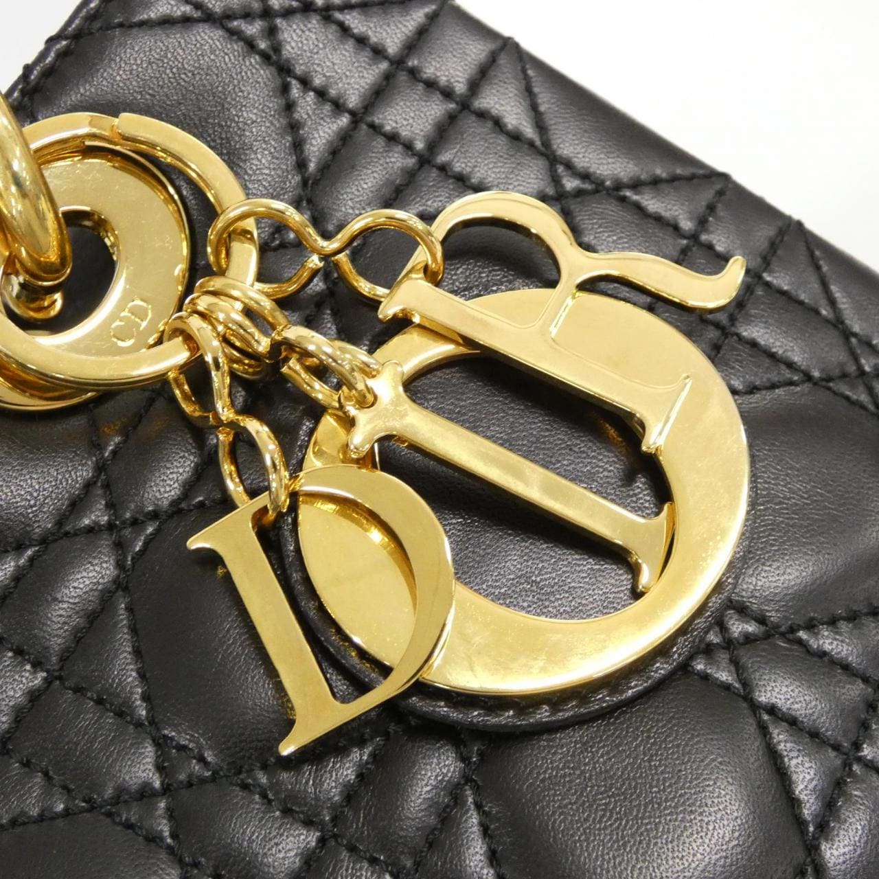 【ヴィンテージ】クリスチャンディオール レディ ディオール ミディアム CAL44550 バッグ