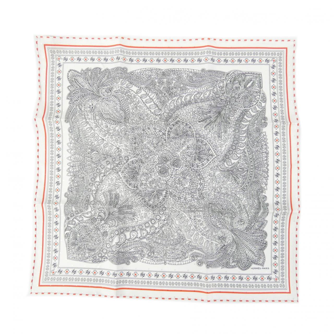 HERMES LE JARDIN DE LA MAHARANI Bandana 043998S Scarf