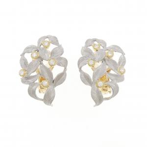 PT900/18KYG ダイヤモンド ピアス/イヤリング 0.24CT