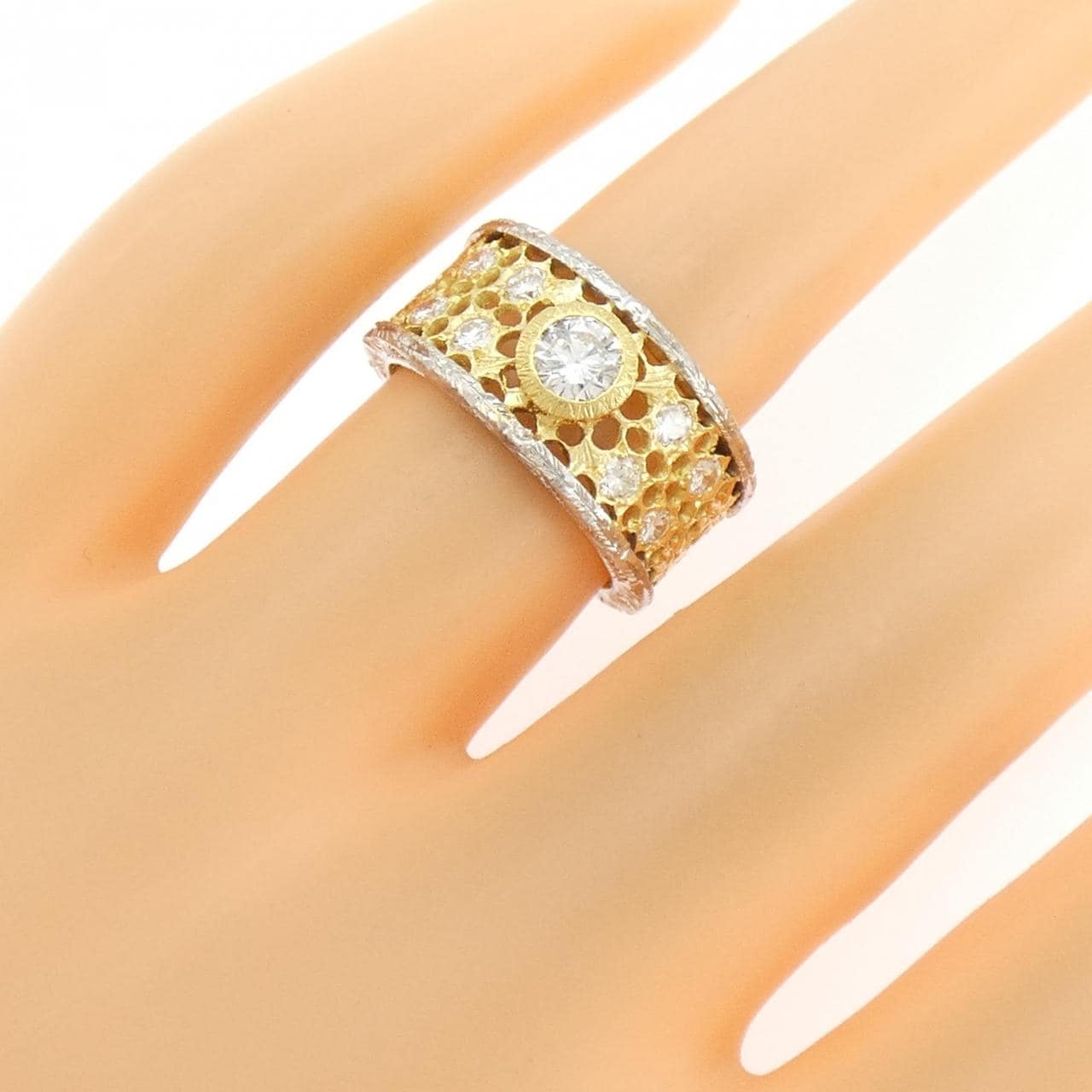 750YG/750WG ダイヤモンド リング