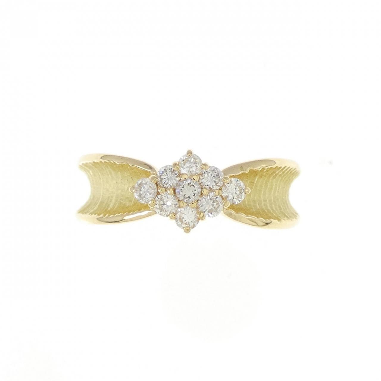 K18YG ダイヤモンド リング 0.30CT