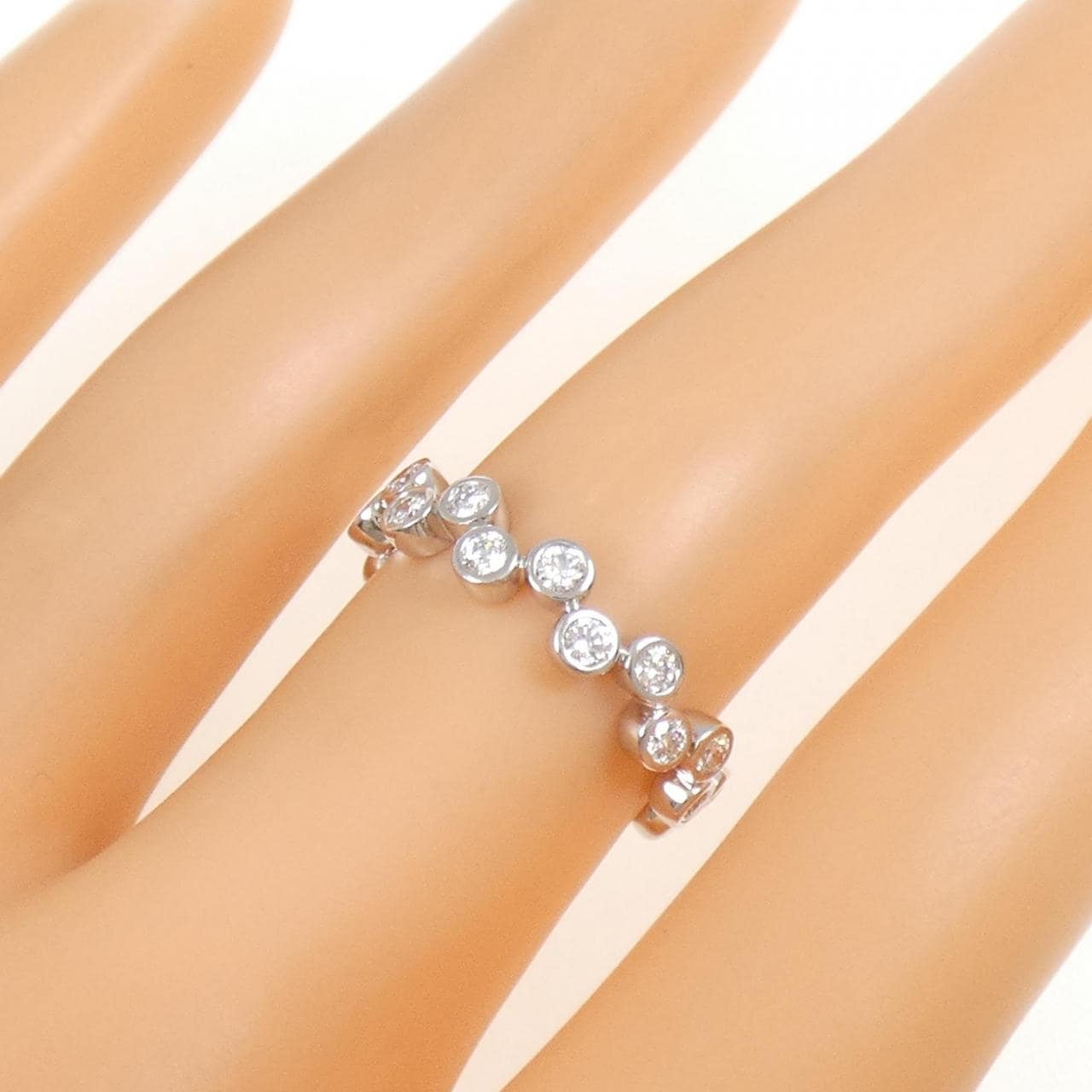 K18WG ダイヤモンド リング 0.50CT