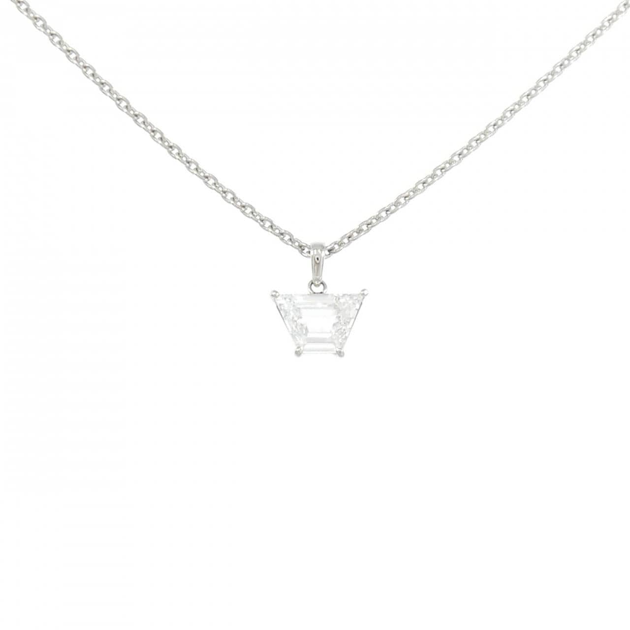 PT850 ダイヤモンド ネックレス 0.610CT E VS2 ファンシーカット