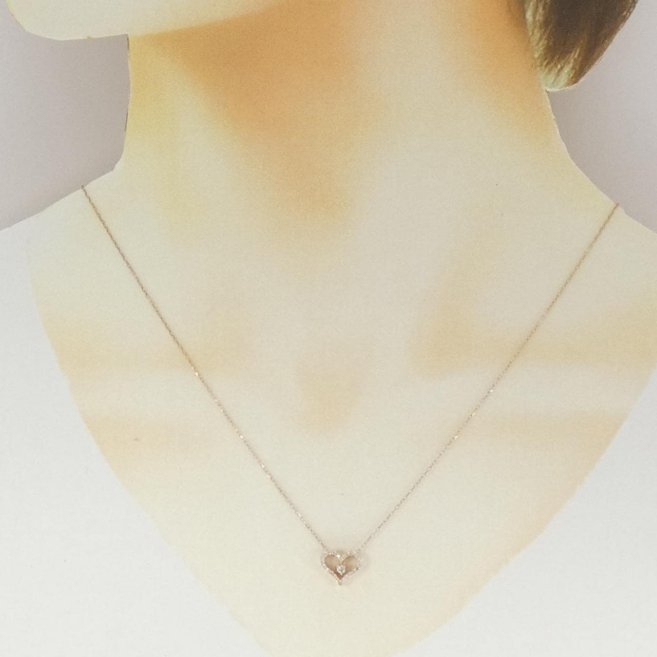 クミキョク ダイヤモンド ネックレス 0.14CT