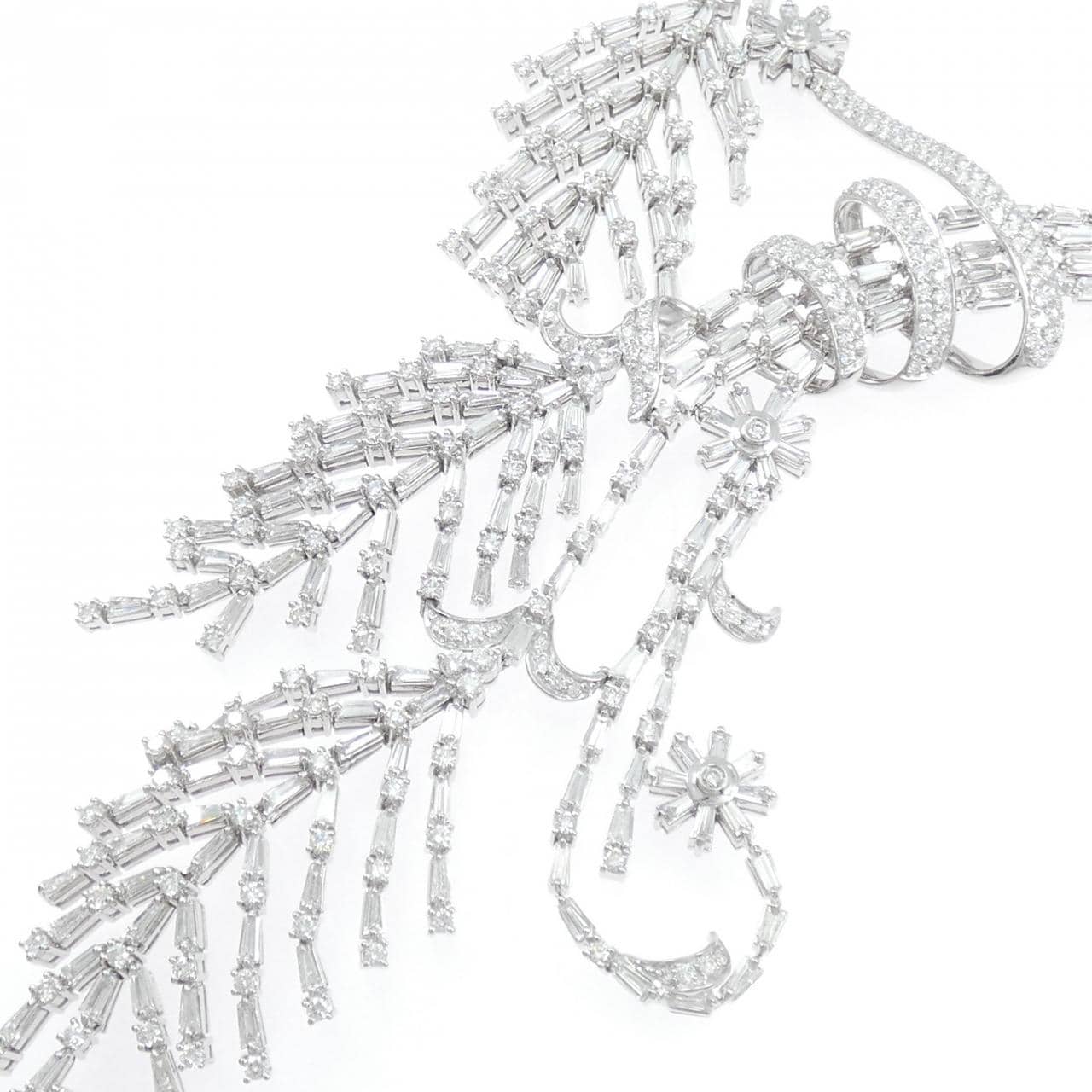 18KWG ダイヤモンド ネックレス 15.94CT